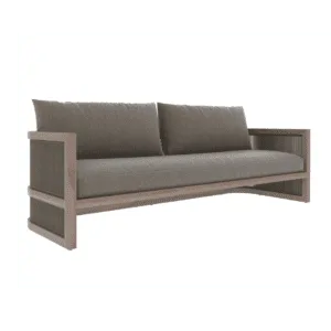 Bali Double Armchair - Zebrano Outdoor modern teak outdoor armchair
