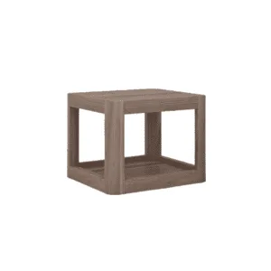 Bali Side Table - Zebrano Outdoor teak wood outdoor side table