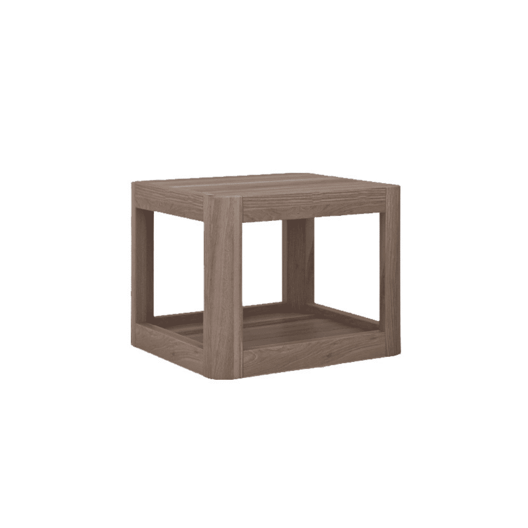 Bali Yan Sehpa – Zebrano Outdoor teak ahşap dış mekan yan sehpası