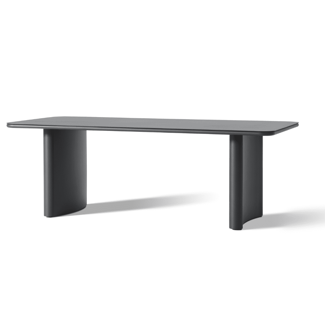 Loop Masa – Zebrano Outdoor modern dış mekan yemek masası