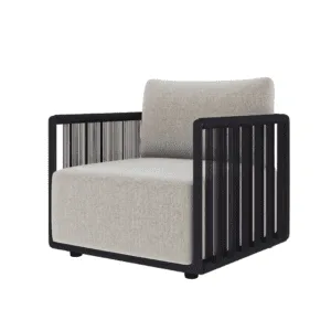 Loop Tekli Koltuk – Zebrano Outdoor modern dış mekan koltuğu
