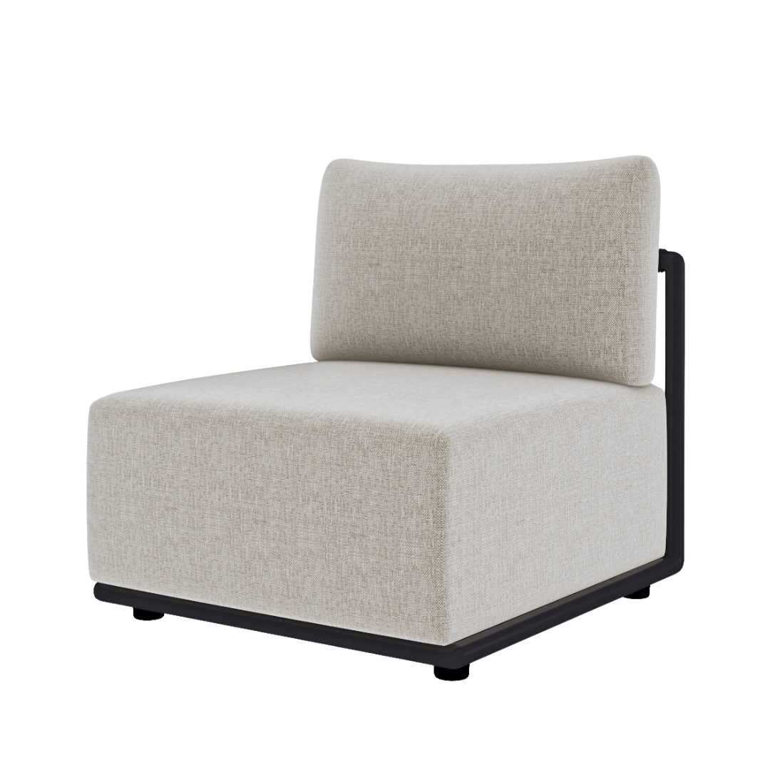 Loop Tekli Modül – Zebrano Outdoor modern dış mekan koltuk modülü