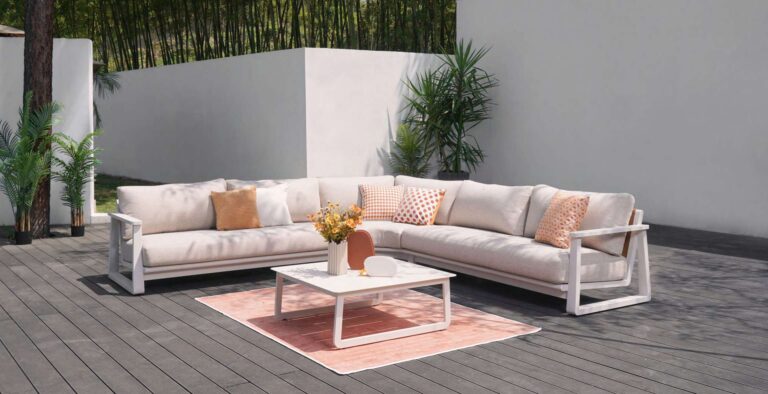 150988.01 Leather corner sofa set of 4（1） 1