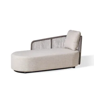 Modern outdoor mesh detailed daybed armchair - Artist Collection | Zebrano Outdoor