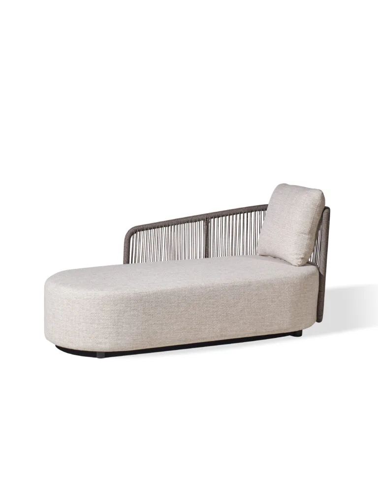Modern outdoor mesh detailed daybed armchair - Artist Collection | Zebrano Outdoor