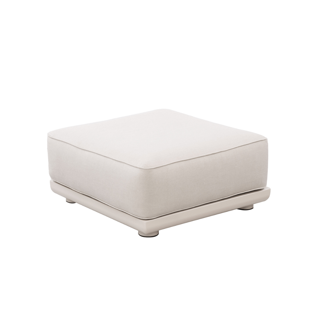 Block Puf – Zebrano Outdoor dış mekan ayak dayama ve oturma modülü