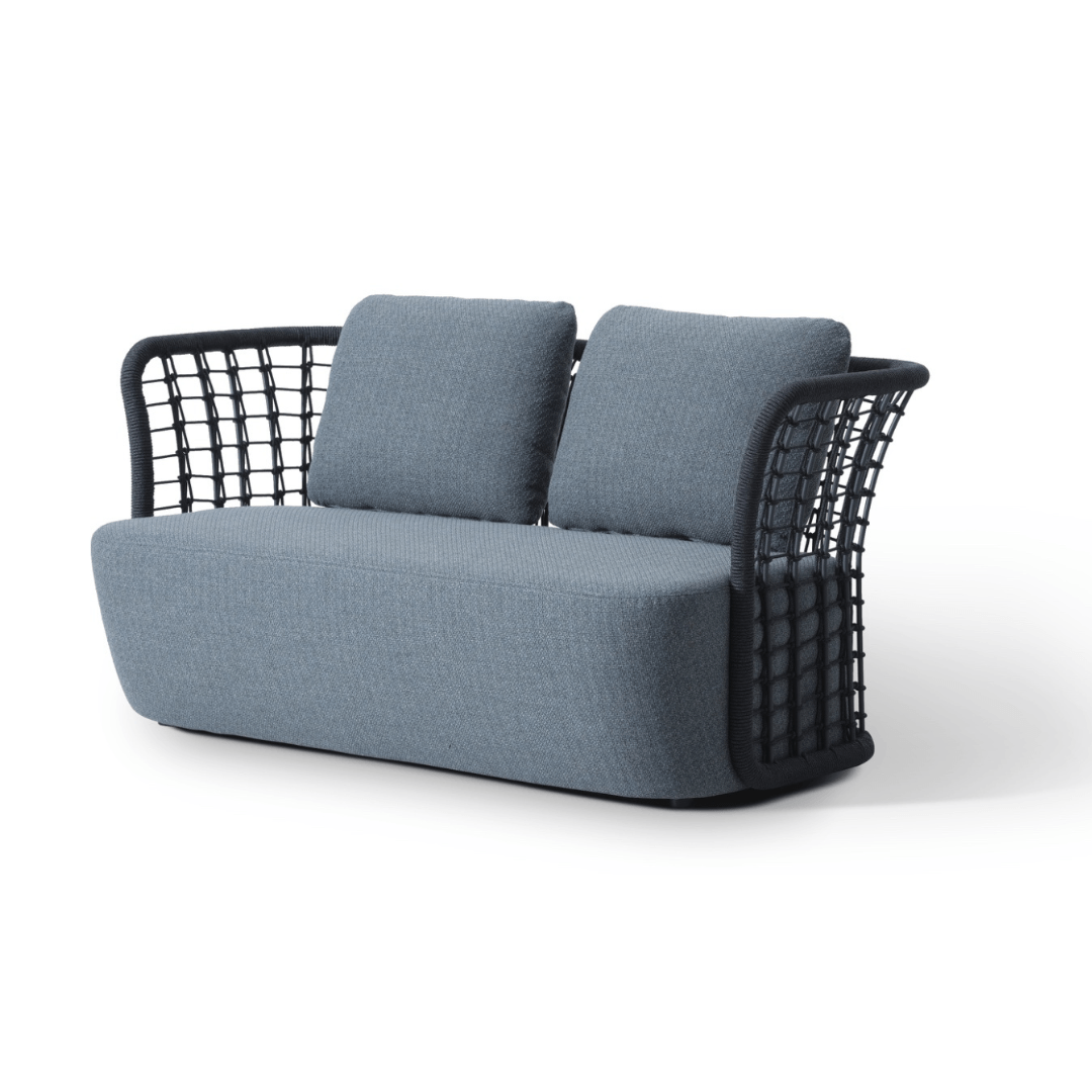 Bowl İkili Koltuk – Zebrano Outdoor modern dış mekan koltuğ