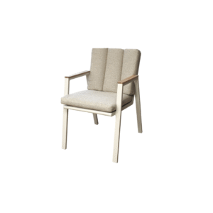 Leather Chair - modern aluminum chair suitable for outdoor use