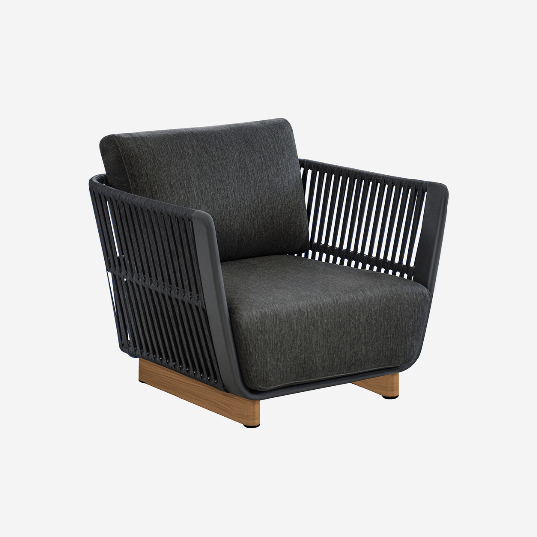 Marrakech Tekli Koltuk – Zebrano Outdoor modern dış mekan koltuğu