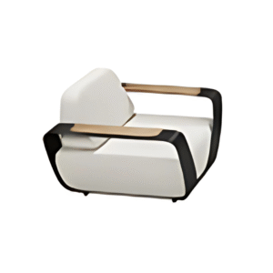 Onda Single Armchair - modern aluminum outdoor armchair