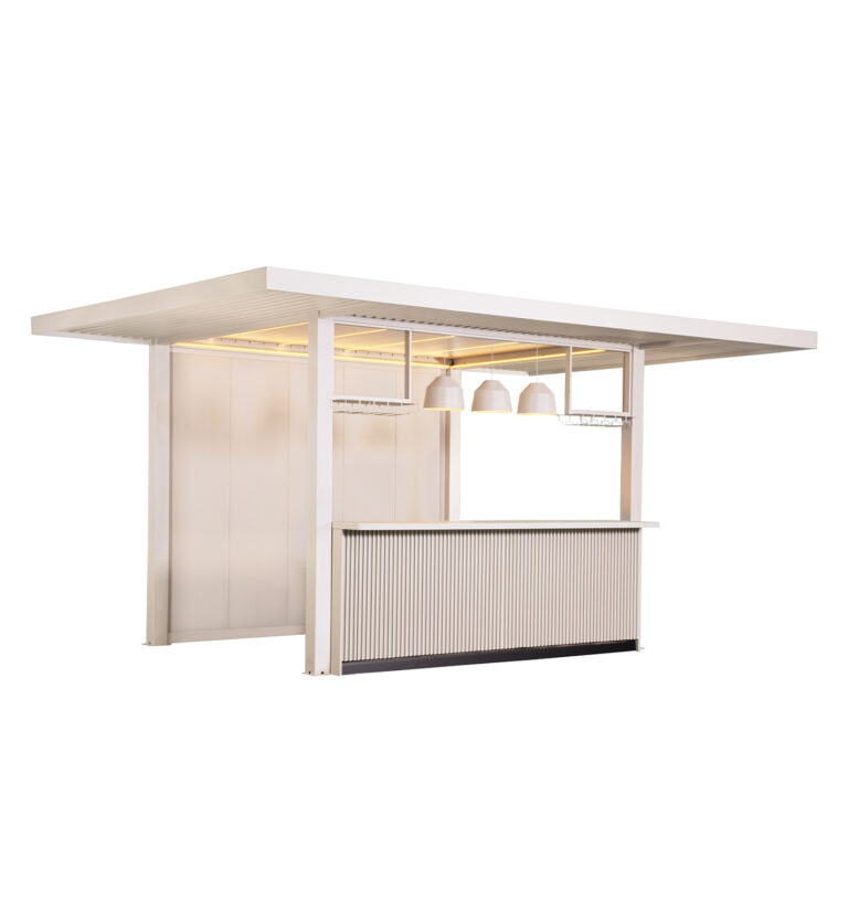 Pavilion - modern outdoor canopy design Zebrano Outdoor