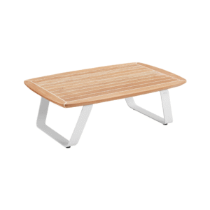 wing coffee table, teak wood garden coffee table, outdoor coffee table with aluminum legs, modern garden coffee table