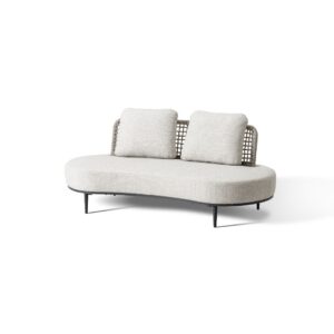 Crown double garden armchair - modern outdoor seating Zebrano Outdoor