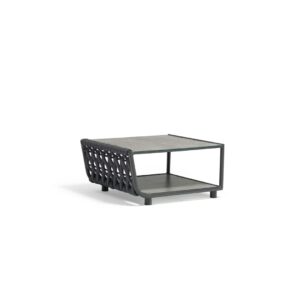 Hug coffee table - outdoor coffee table with mesh detail Zebrano Outdoor