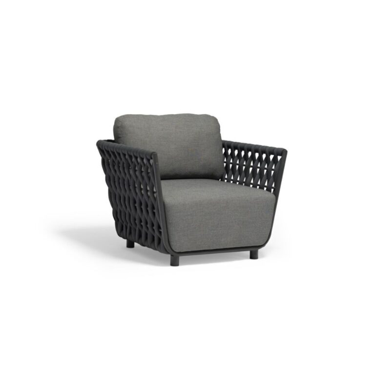 Hug single armchair - modern outdoor armchair Zebrano Outdoor
