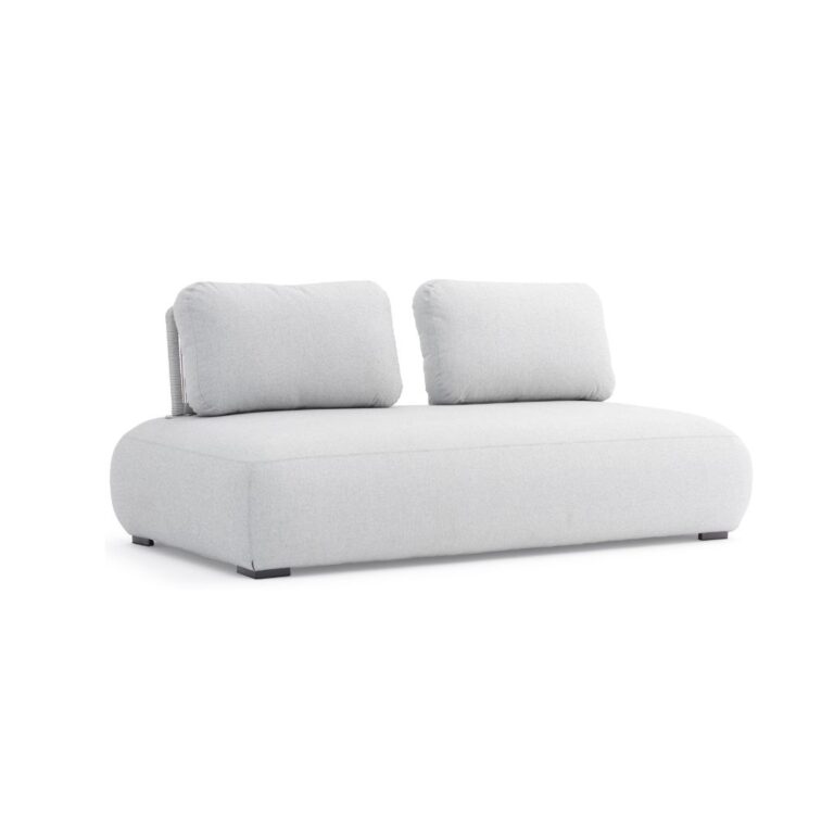 Olala outdoor double armchair - modern modular garden armchair Zebrano Outdoor