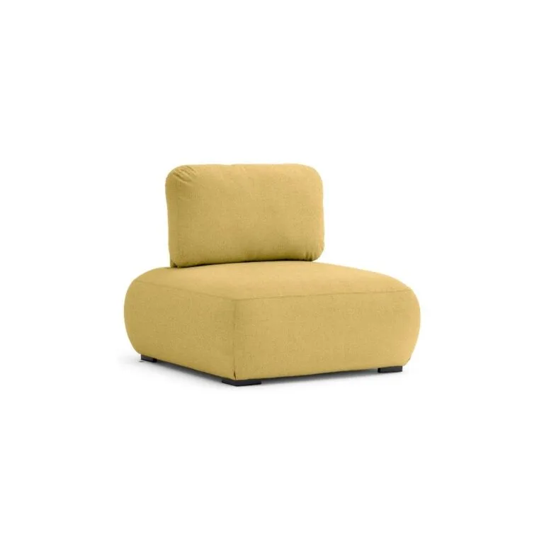 Olala outdoor single armchair - yellow modular armchair Zebrano Outdoor