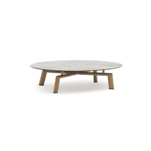 Lounge Center Coffee Table Zebrano Outdoor Modern Round Design Garden Furniture