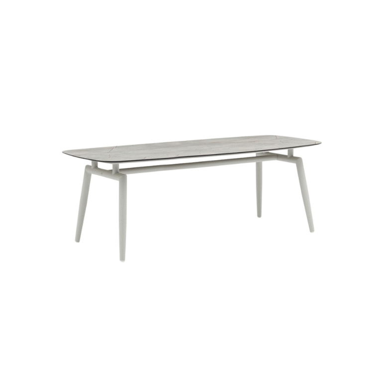 Scoop Table Zebrano Outdoor Marble Pattern Minimal Design Modern Garden Furniture
